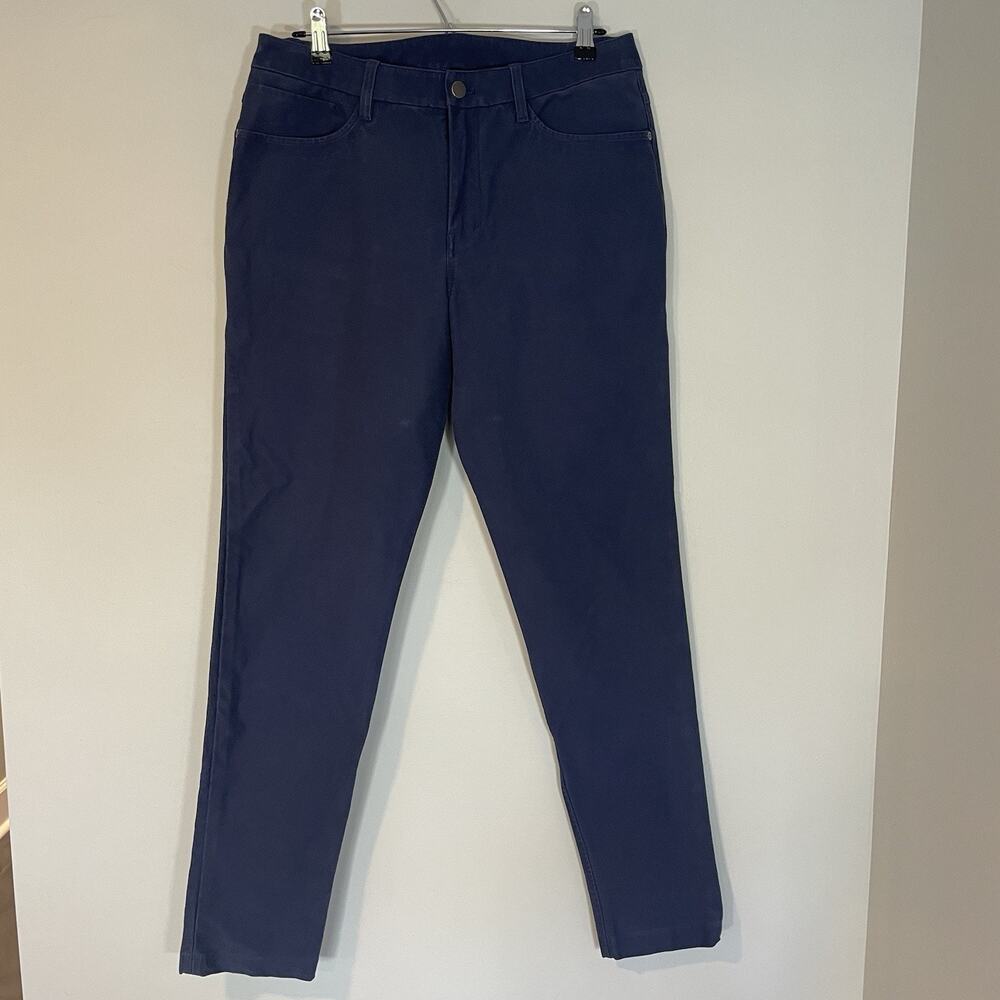 Lululemon ABC Slim Fit 5 Pocket Warpstreme Pants Men's 31x32 Blue‎ Golf Office